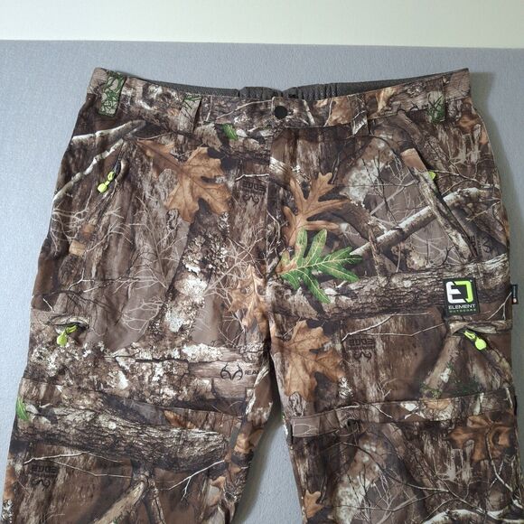 Element Outdoors Camo Pants Mens 2XL 40x31 Drive Series Realtree Excape Hunting - Picture 2 of 15